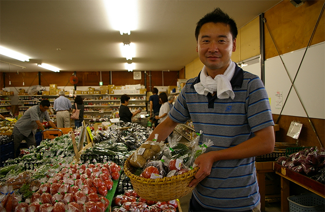 店長の大熊剛さん。直売所への思いは強い