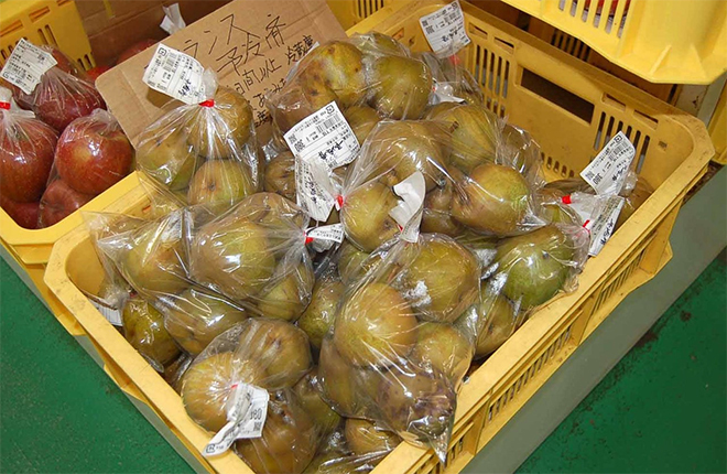 産直ができて以降、栽培が拡大したラ・フランス
