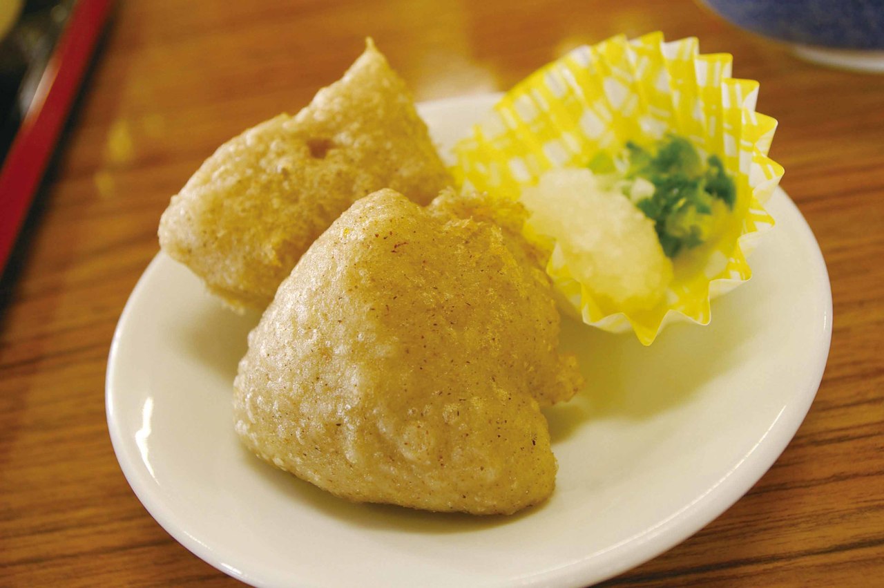 「谷口がっこそば」で頂いた揚げそば