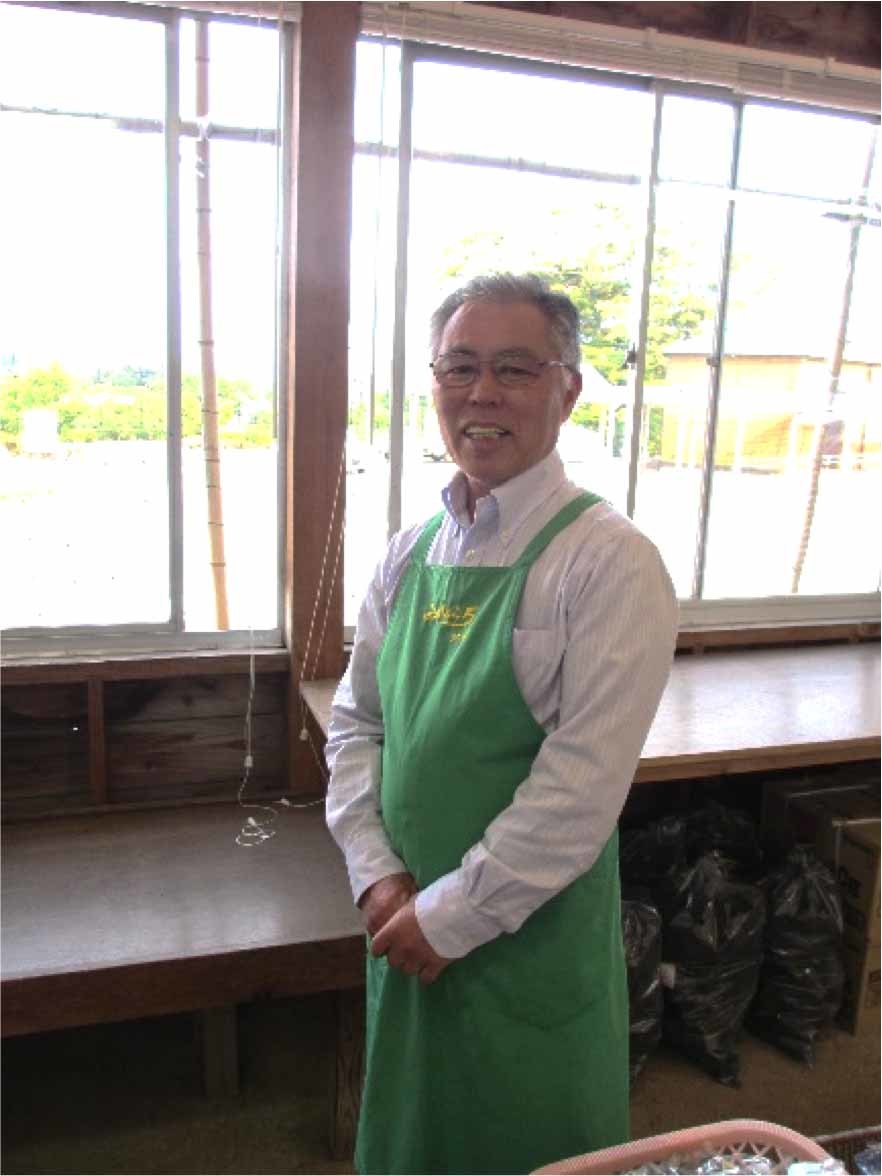 （株）よかところ 専務取締役・事務局長の鉢川 光秋さん。県内外の直売所の良きアドバイザーでもある。