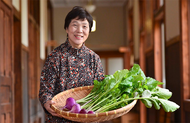 講師は木曽のふるさと体験館の野口廣子さん
